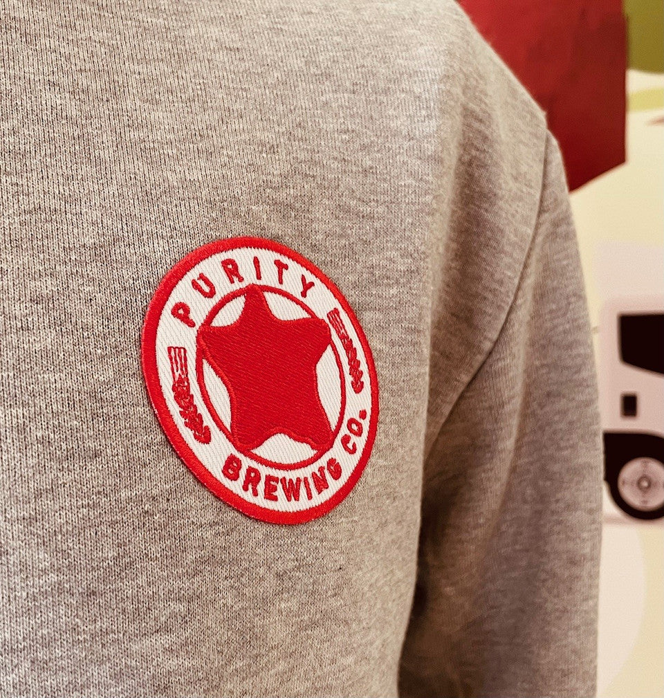 Purity Organic Cotton Crew Sweater - Grey