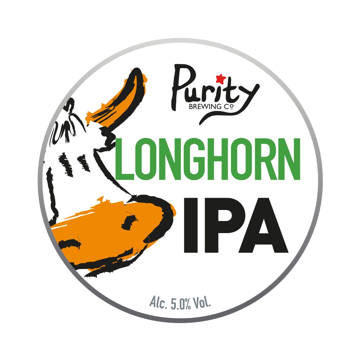 Purity Longhorn IPA - 500ml